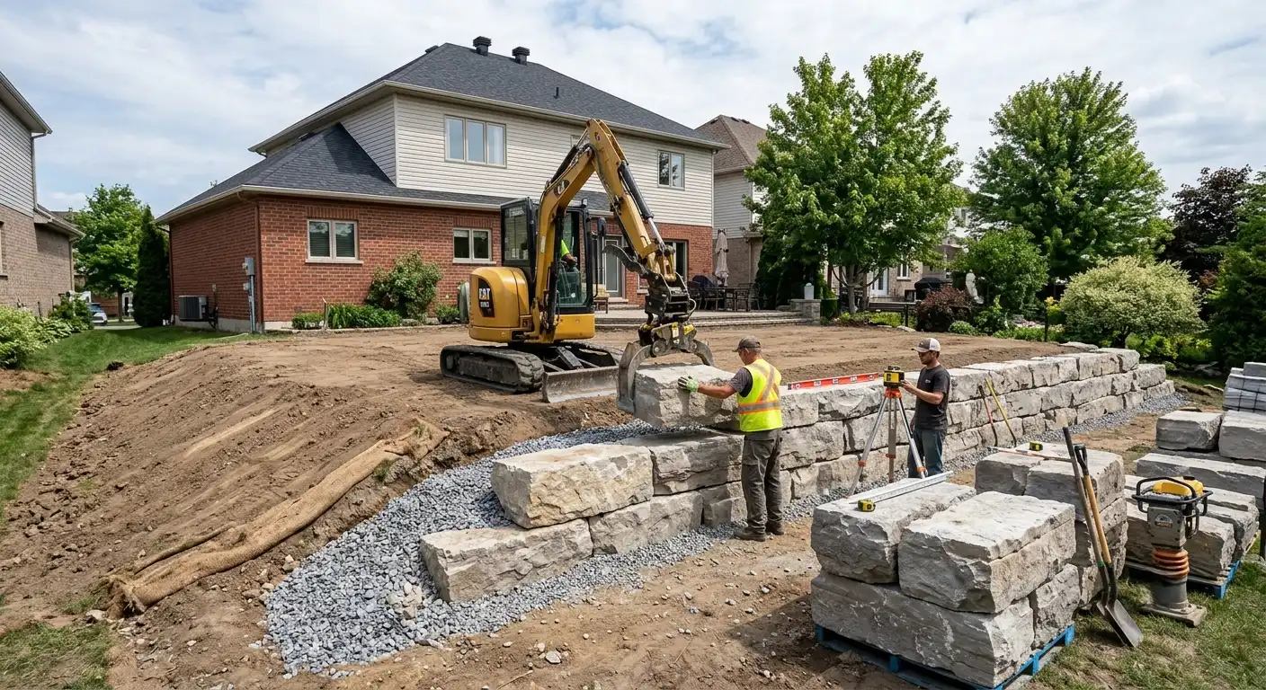 Armour Stone Retaining Walls Armour Stone Retaining Walls