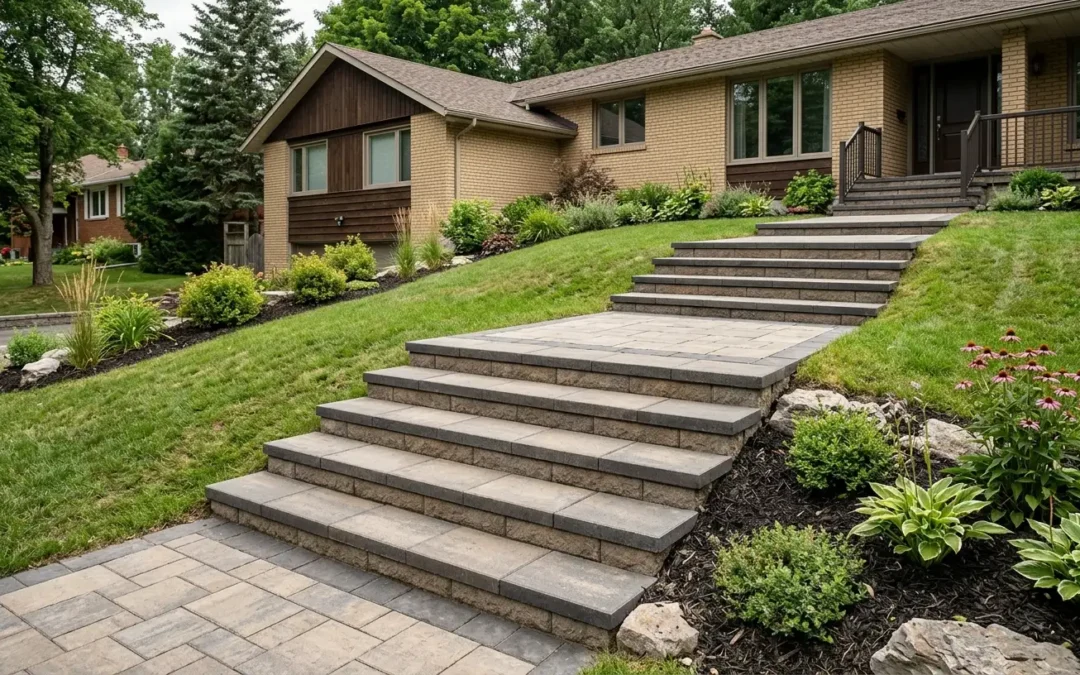 Interlock Steps and Landings: Safe, Lasting Transitions on Sloped Ottawa Properties