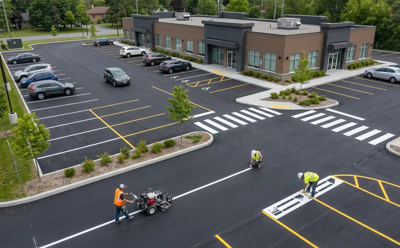 Parking Lot Line Markings