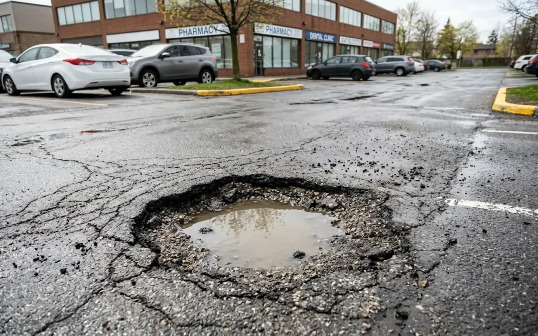 What Causes Potholes in Commercial Parking Lots?